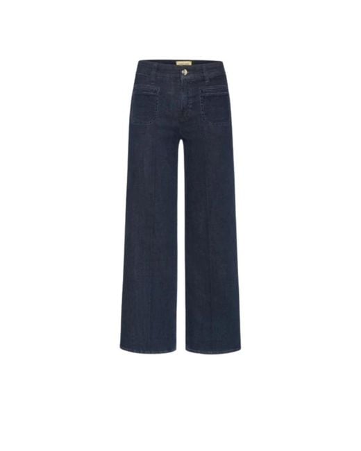 Cambio Blue Wide Jeans