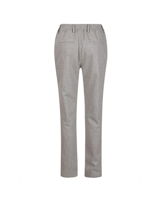 Eleventy Gray Slim-Fit Trousers