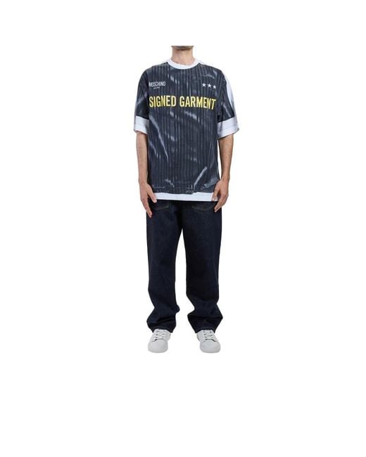 Moschino Blue T-Shirts for men