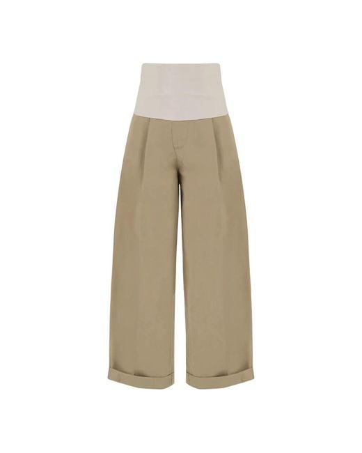 DARKPARK Natural Wide Trousers
