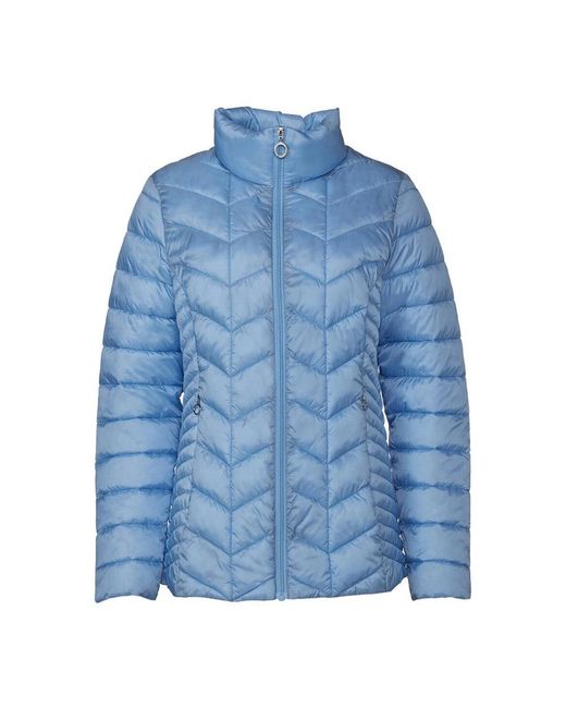 Danwear Jassen ,Blauw ,Nylon Lichtblauwe Luxe Donsjas Gunda in het Blue