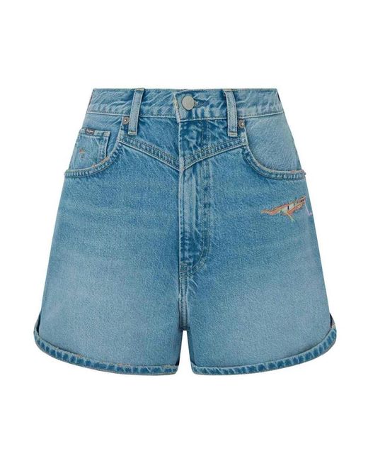 Pepe Jeans Blue Denim Shorts