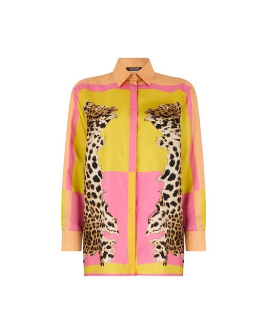 Roberto Cavalli Pink Shirts