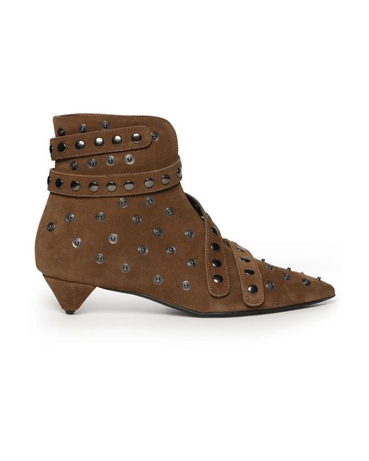 Alchimia Brown Heeled Boots