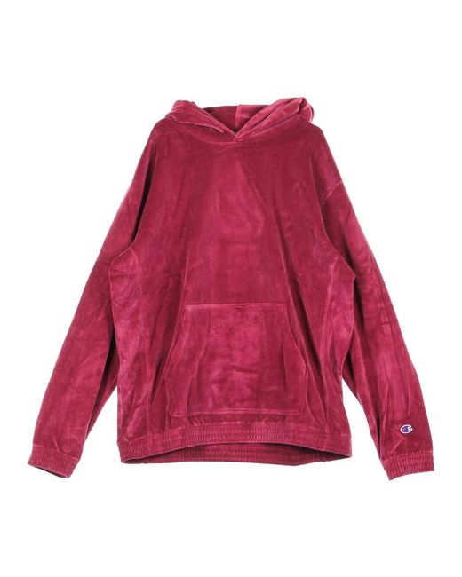 Champion Red Hooded Sweatshirt for men