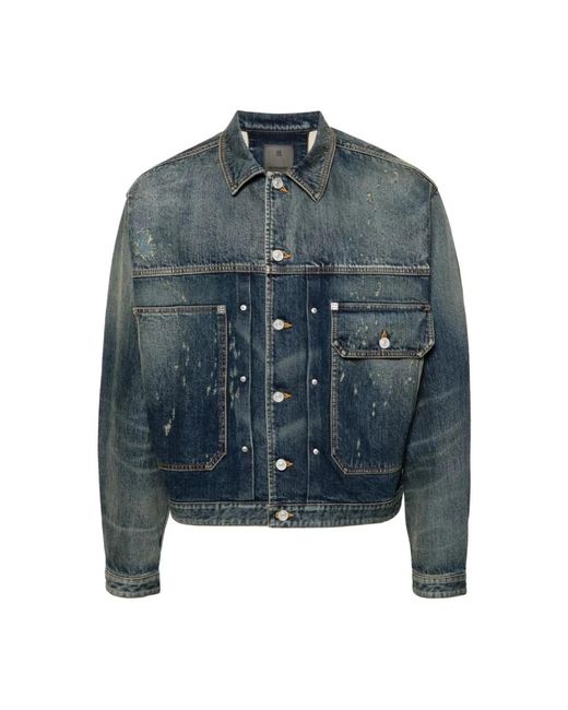 Givenchy Blue Denim Jackets for men