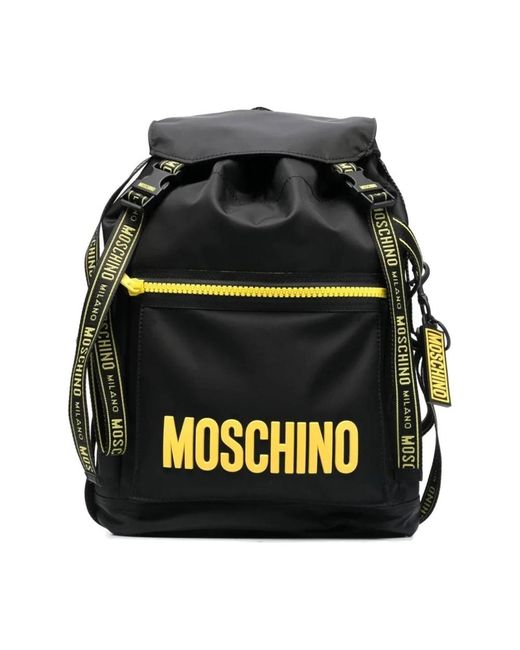 Moschino Black Backpacks