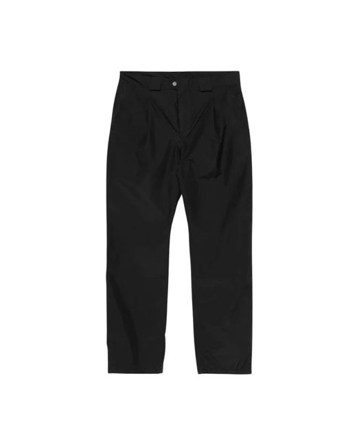GR10K Black Straight Trousers for men