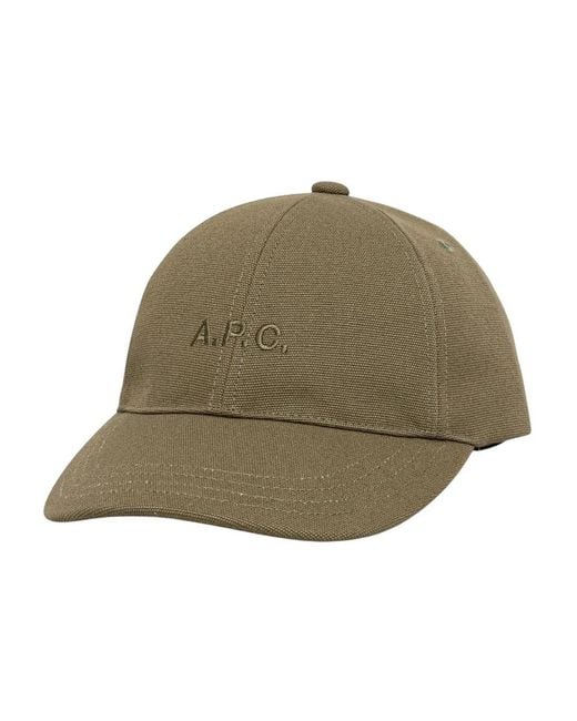A.P.C. Charlie Cap in Green für Herren