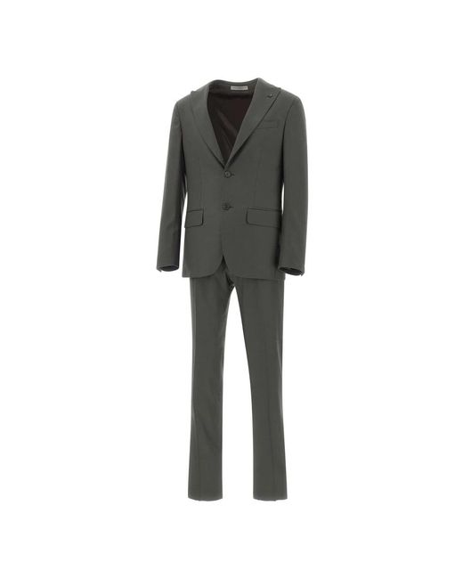 Corneliani Code Tweedelig Pak in het Gray voor heren