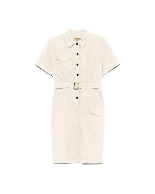 Woolrich Natural Shirt Dresses