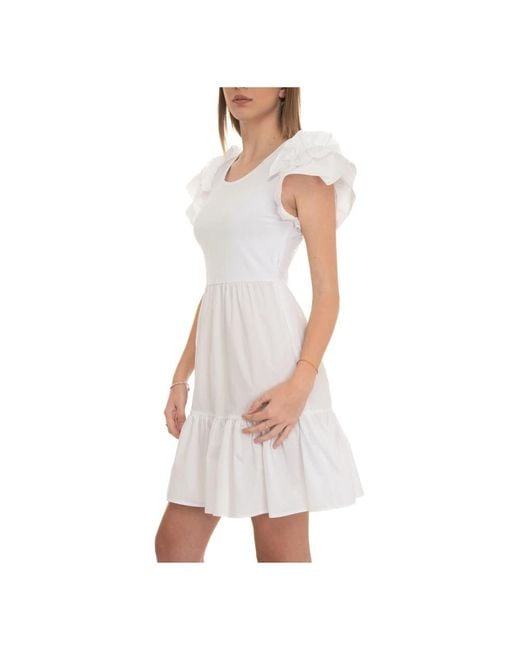 Liu Jo White Short Dresses