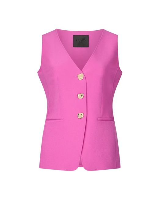 Liu Jo Purple Waistcoats