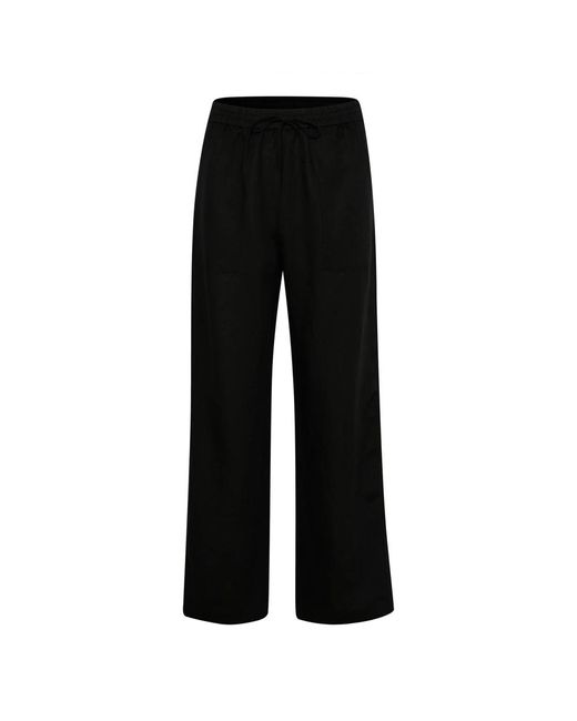 Part Two Wide Trousers in het Black