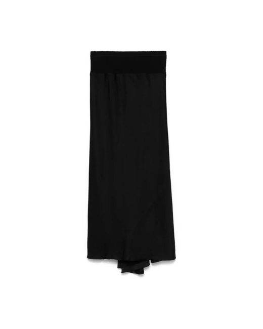 Rick Owens Black Midi Skirts