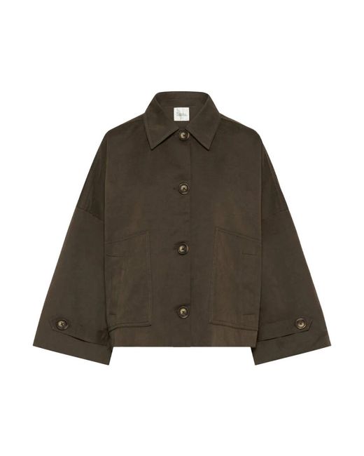 My Essential Wardrobe Os Short Jacket in het Green