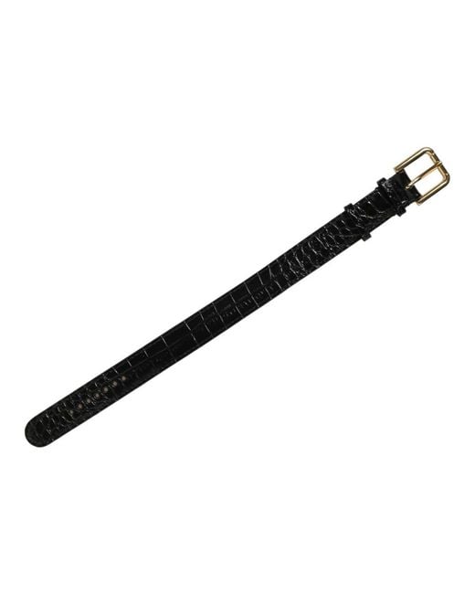Dolce & Gabbana Black Bracelets