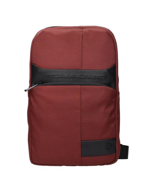 Piquadro Red Cross Body Bags for men