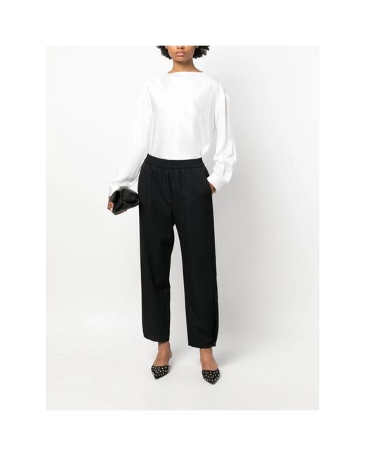 Giorgio Armani Black Cropped Trousers