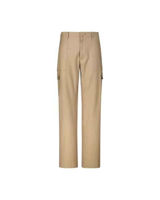 Etro Straight Trousers in het Natural voor heren