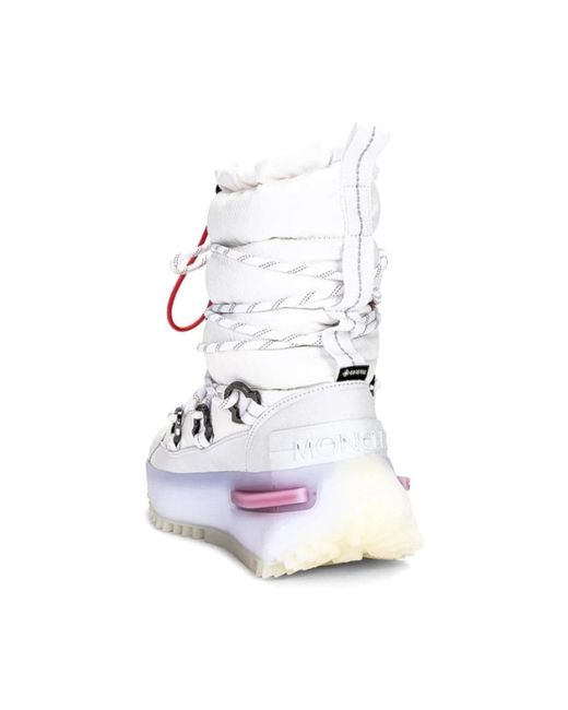 Moncler White Winter Boots for men