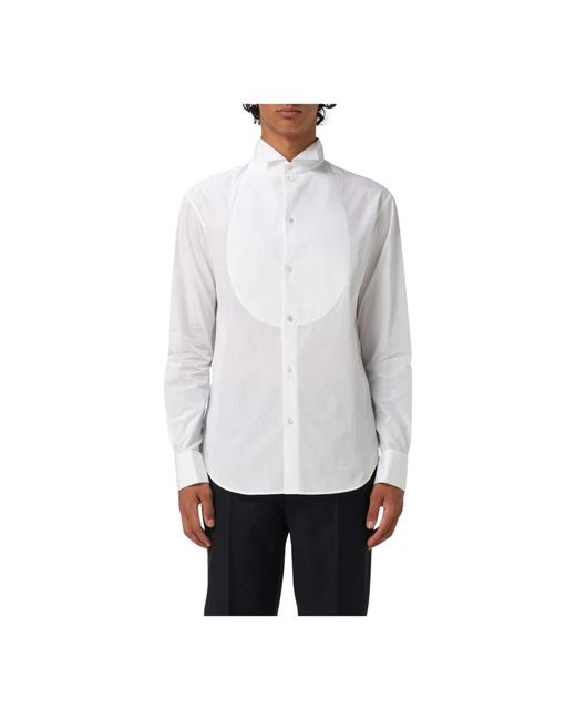 Emporio Armani Men's White Formal Shirts