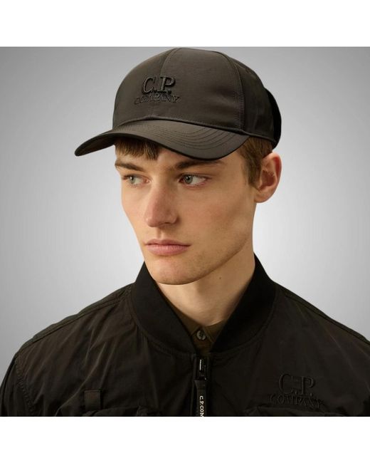 C P Company Caps in het Black voor heren