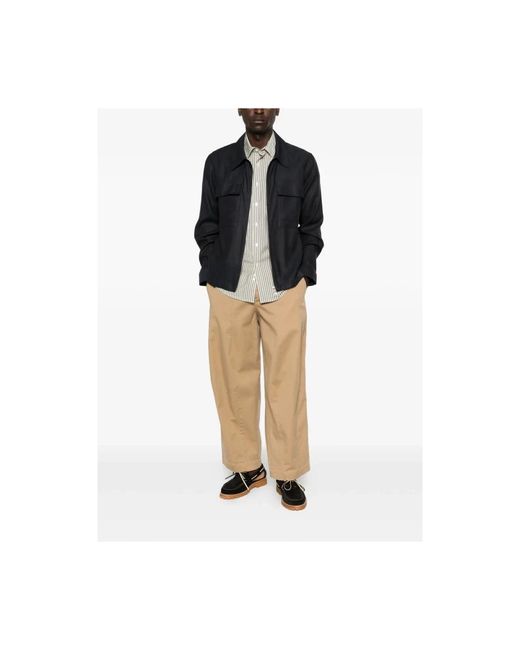 Nine:inthe:morning Natural Wide Trousers for men