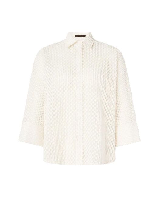 Windsor. Blouse Met Losse Pasvorm in het White