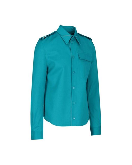 Bottega Veneta Blue Casual Shirts for men