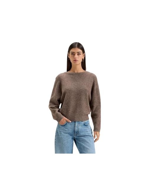Bellerose Round-Neck Knitwear in Brown Lyst UK