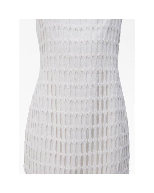 Jonathan Simkhai Kleedjes ,Katoen Casual Mini Shift Jurk in het White