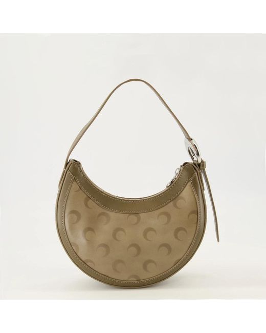 MARINE SERRE Gray Shoulder Bags
