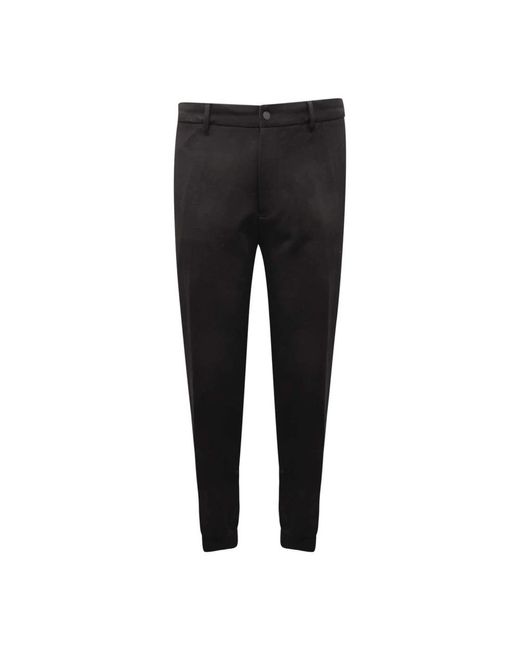 PT01 Black Slim-Fit Trousers for men