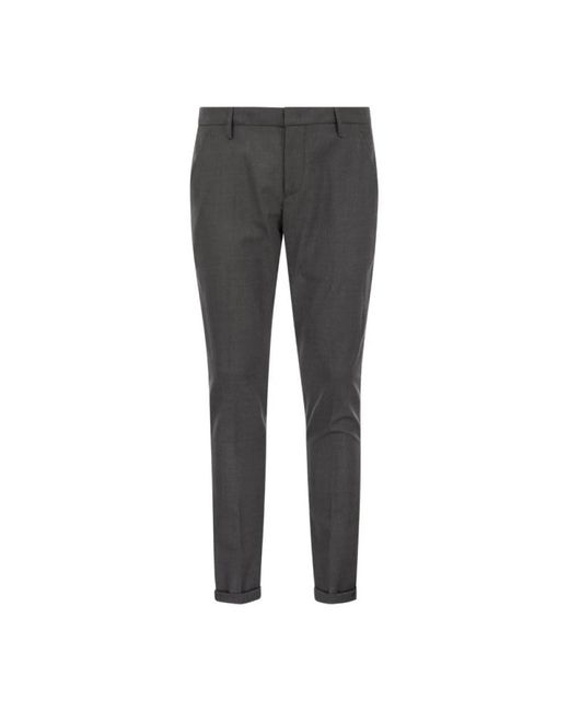 Slim-fit pantaloni di Dondup in Gray da Uomo