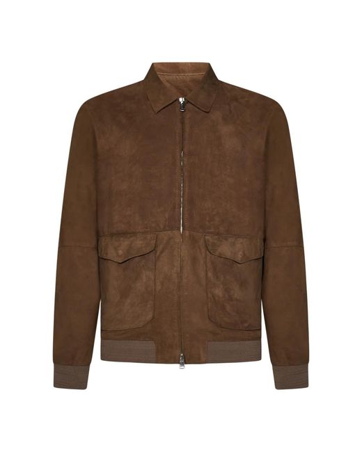 Leather Jackets Franzese Collection de hombre de color Brown