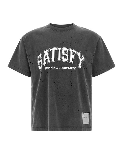 Satisfy Black T-Shirts for men
