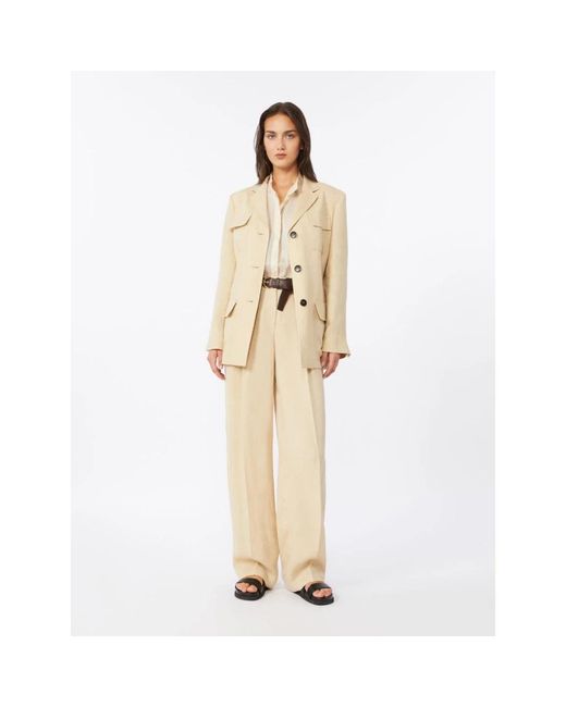 Max Mara Natural Wide Trousers