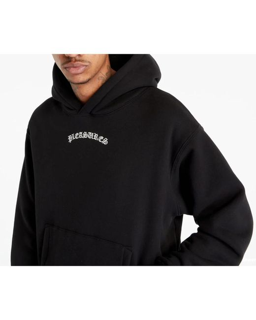 Pleasures Black Hoodies for men