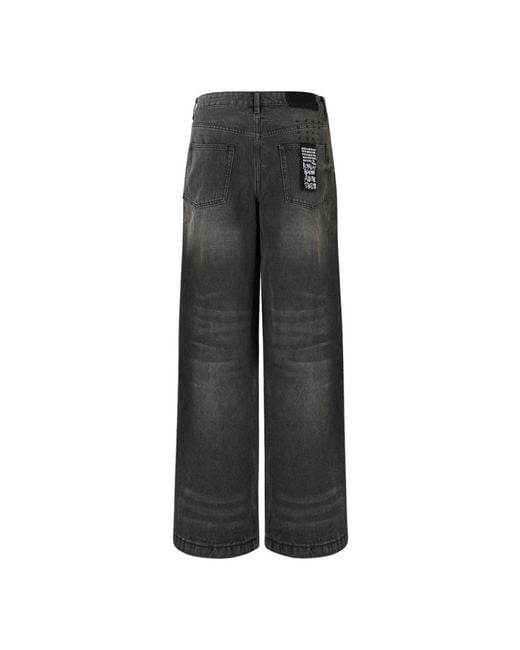 Ksubi Gray Wide Jeans for men