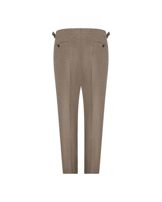 Franzese Collection Brown Suit Trousers for men