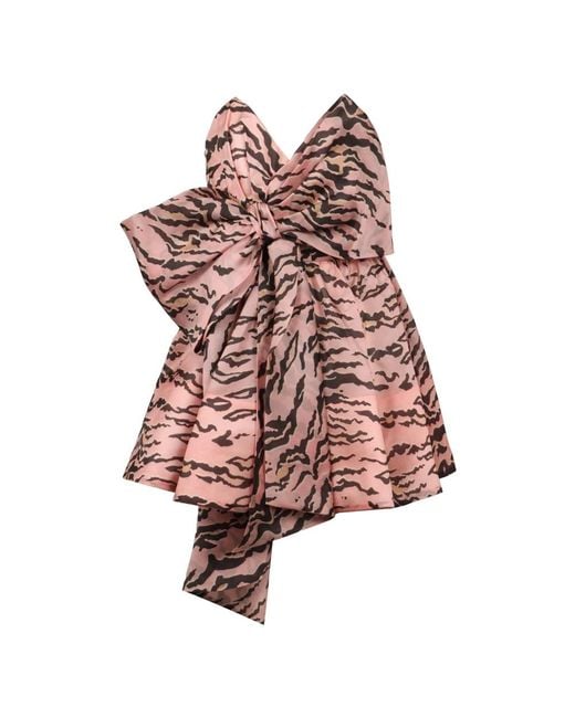 Zimmermann Pink Matchmaker Silk Mini Dress
