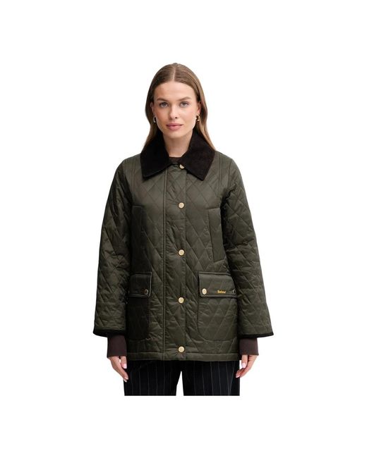 Barbour Modern Beadnell Quilted Jacket in het Black