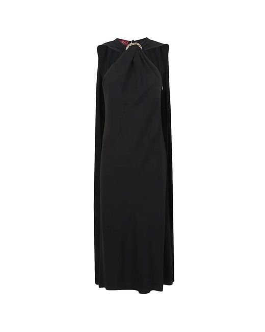 Maxi Dresses Gucci de color Black