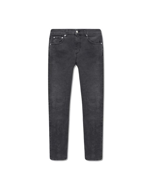 McQueen Gray Straight Jeans for men