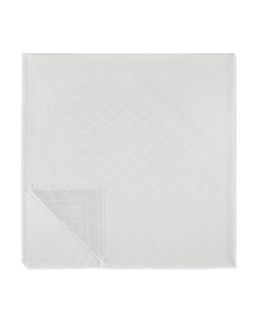 MCM White Silk Scarves