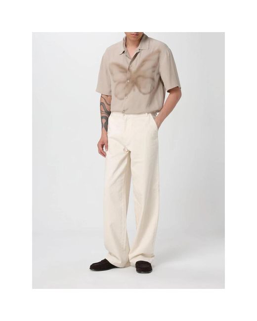 Emporio Armani Natural Wide Jeans for men