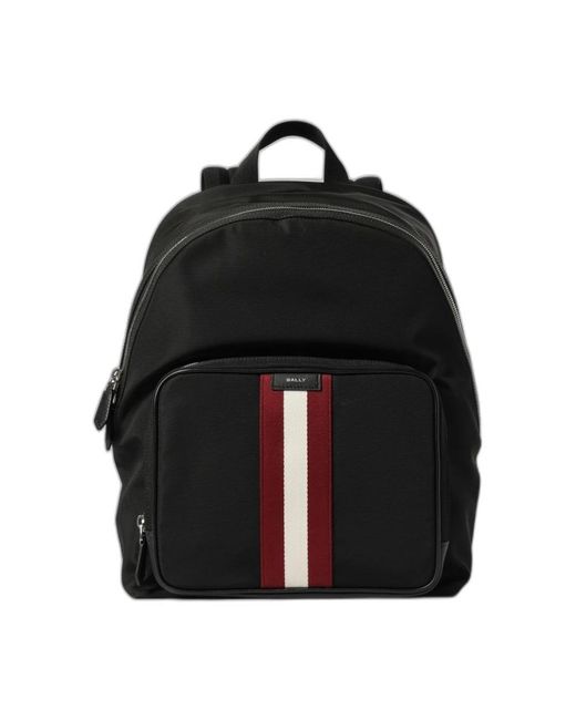 Bally Black Code Leder Rucksack