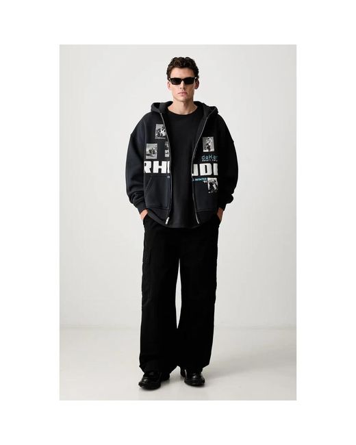 Rhude Zip-Throughs in het Black voor heren