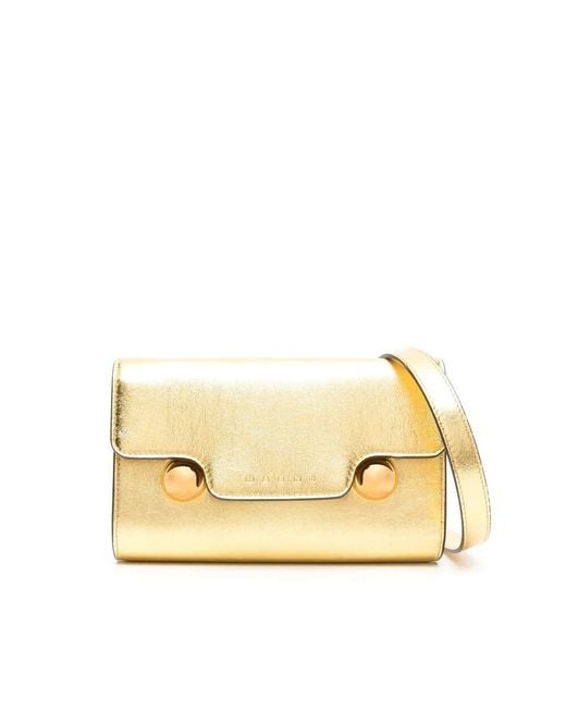 Marni Metallic Cross Body Bags